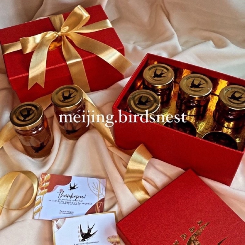 

Sarang Burung Walet 100% Alami Package 6 pcs x 120ml WALET UTUH by Mei Jing Bird's Nest