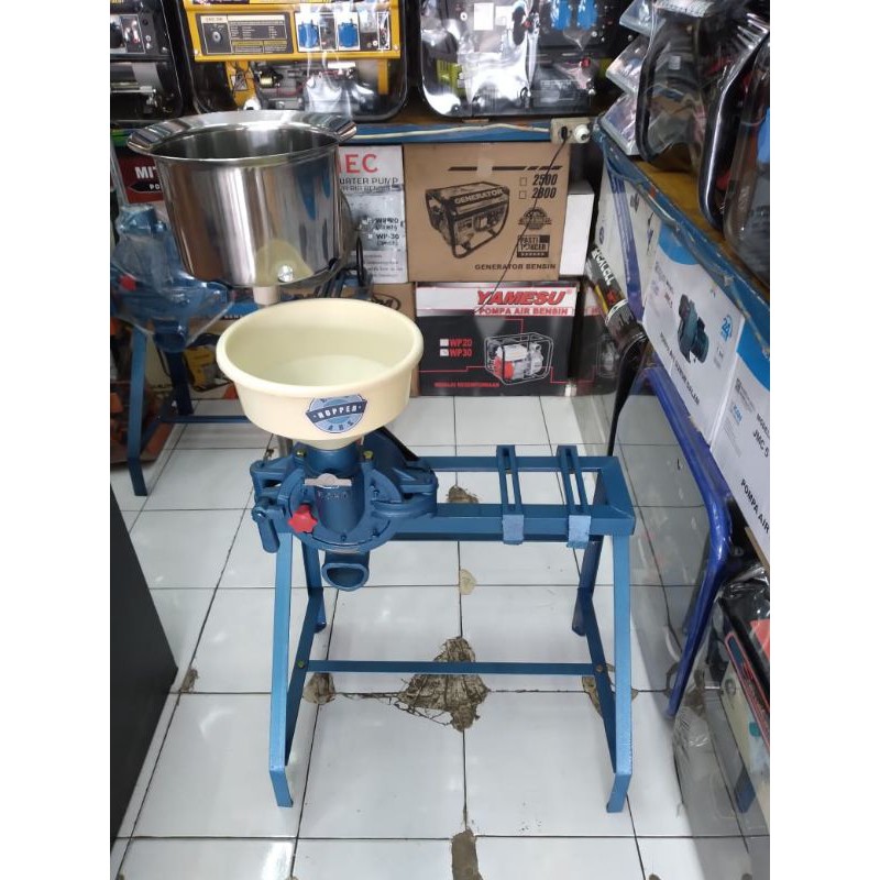 Mesin Giling Kacang Kedelai Tahu (Tanpa Mesin)