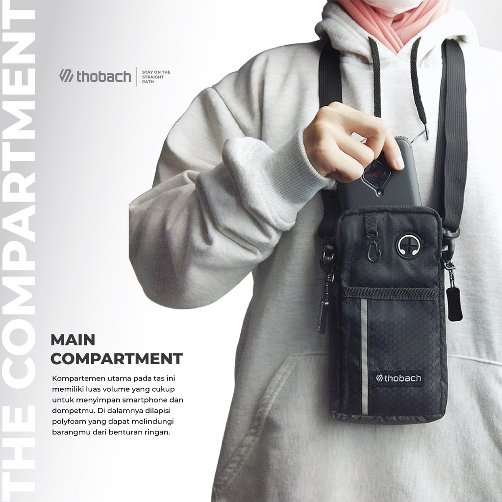 THOBACH - TAS SELEMPANG MINI POUCH SOFTCASE TRAVEL POUCH HP