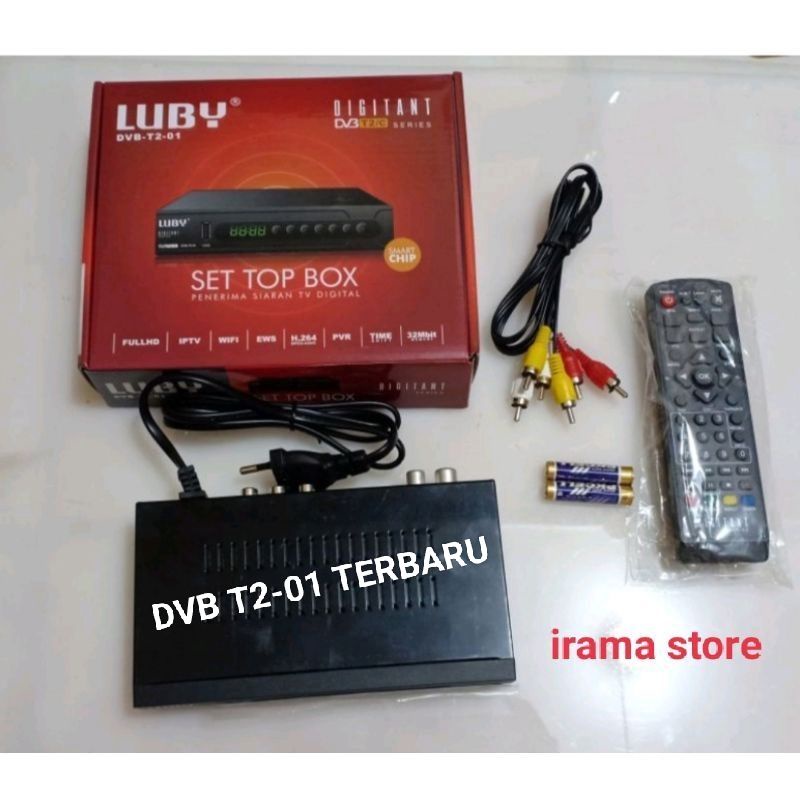 Set Top Box Tv Digital Luby DVB T2-01 / DVB T2-02 Receiver Tv STB Digital Luby