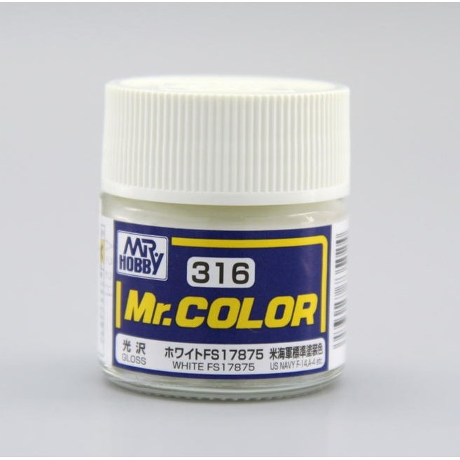 

Mr Color C316 White FS17875 Mr Hobby Lacquer Paint