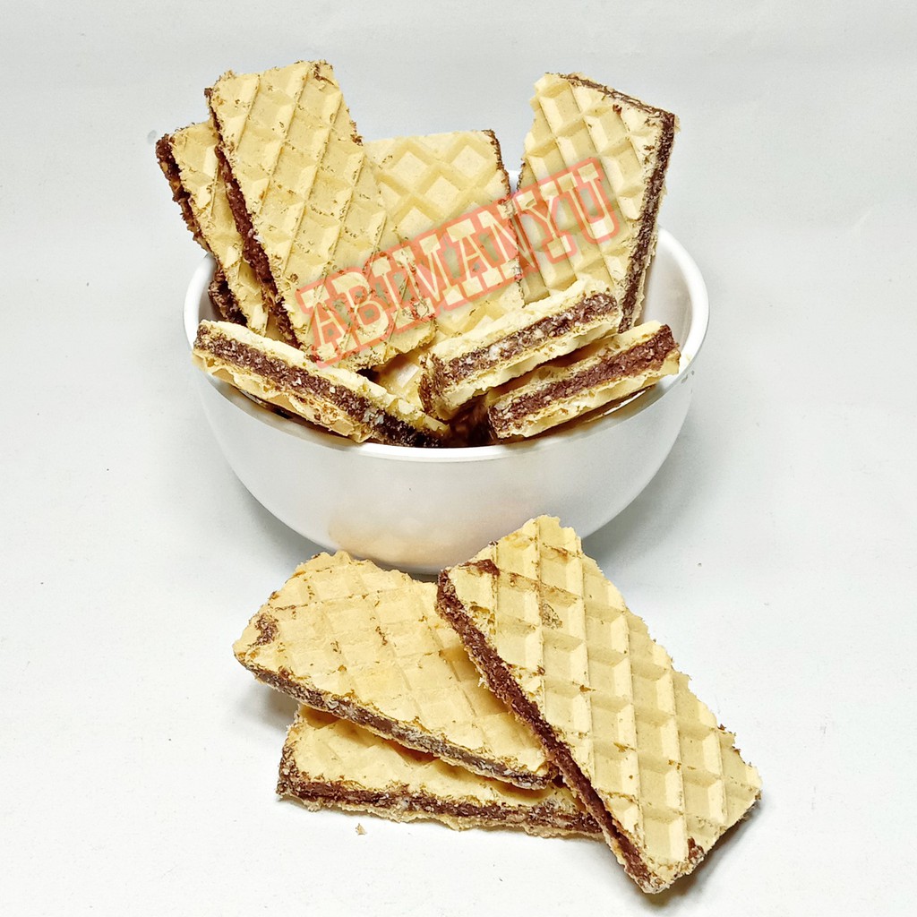 

Wafle Coklat Nissin 200 gram / waffle nissin kiloan/ wafer