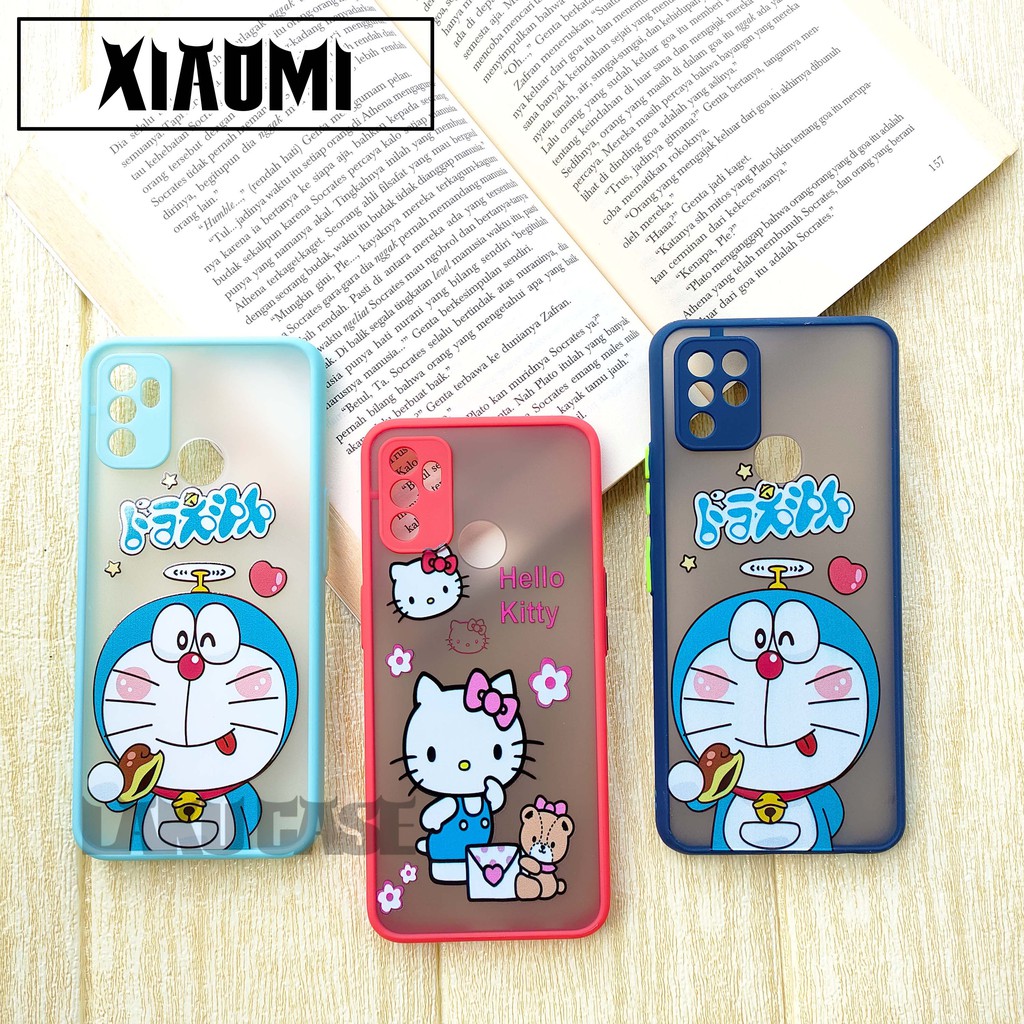 Casing Motif Love Lucu Case Pelindung Kamera Redmi 9 9A  9T POCO M3