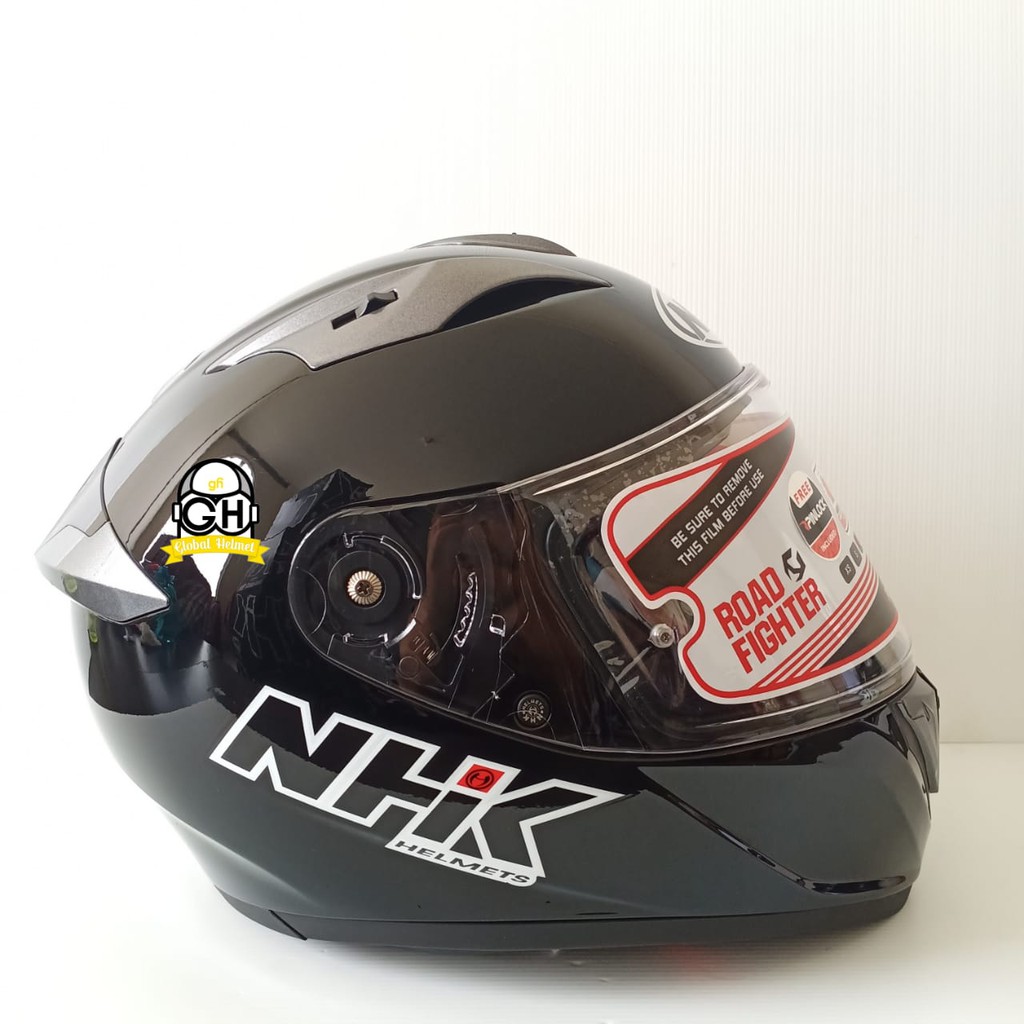 HELM NHK FULL FACE NHK GP PRIME ULTRA LIMITED EDITION SOLID BLACK