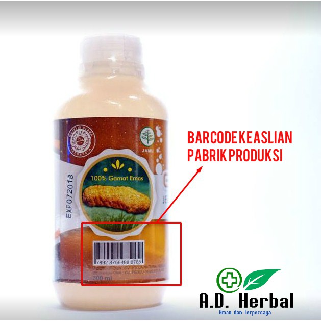 Vitamin GAMAT jelly gamat merek QNC 2x lipat ekstrak teripang lebih banyak adherbal-2