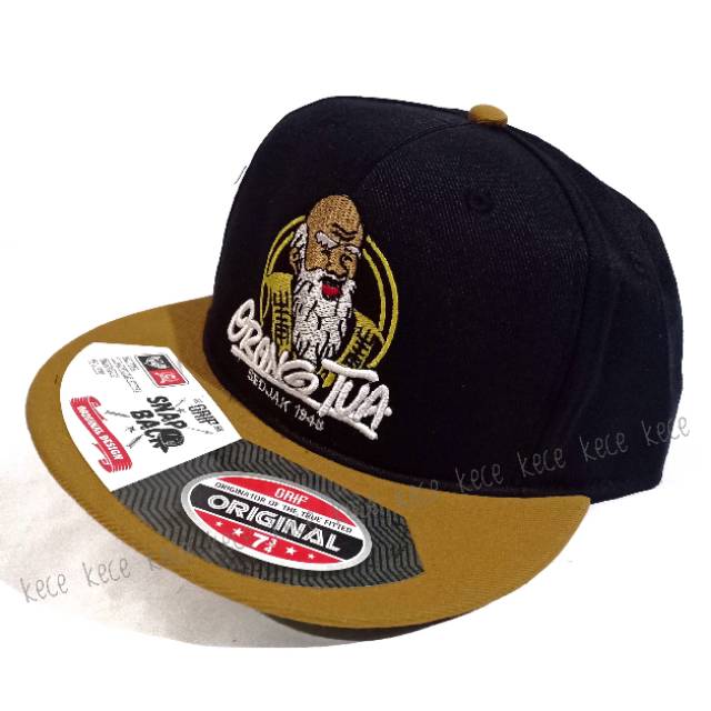 Topi Snapback Orang Tua Topi Hip Hop Bordir Keren