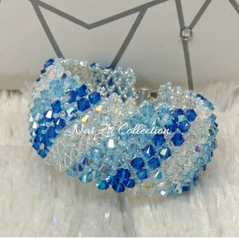 Gelang Swarovski Bicone Swarovski Bead Bracelet