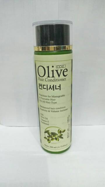 OLIVE HAIR CONDITIONER KOREA BPOM WITH OLIVE VIT E PANTHENOL