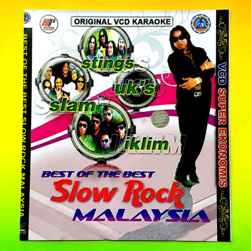 [ BISA BAYAR DITEMPAT COD ] KASET VIDEO KARAOKE MUSIK - BEST OF SLOWROCK MALAYSIA