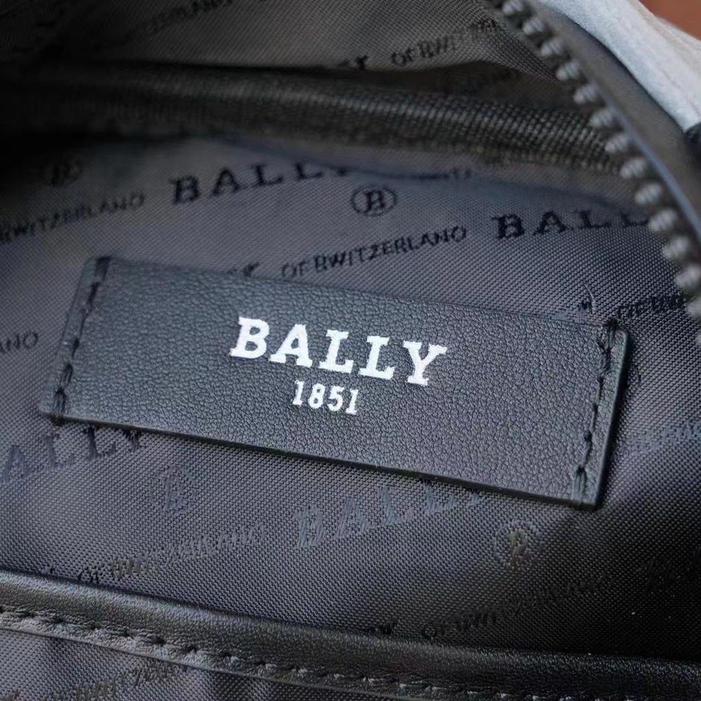 TAS PRIA bally SHOULDER BAG SELEMPANG TANIS COATED CANVAS SLING BAG IN COLOR