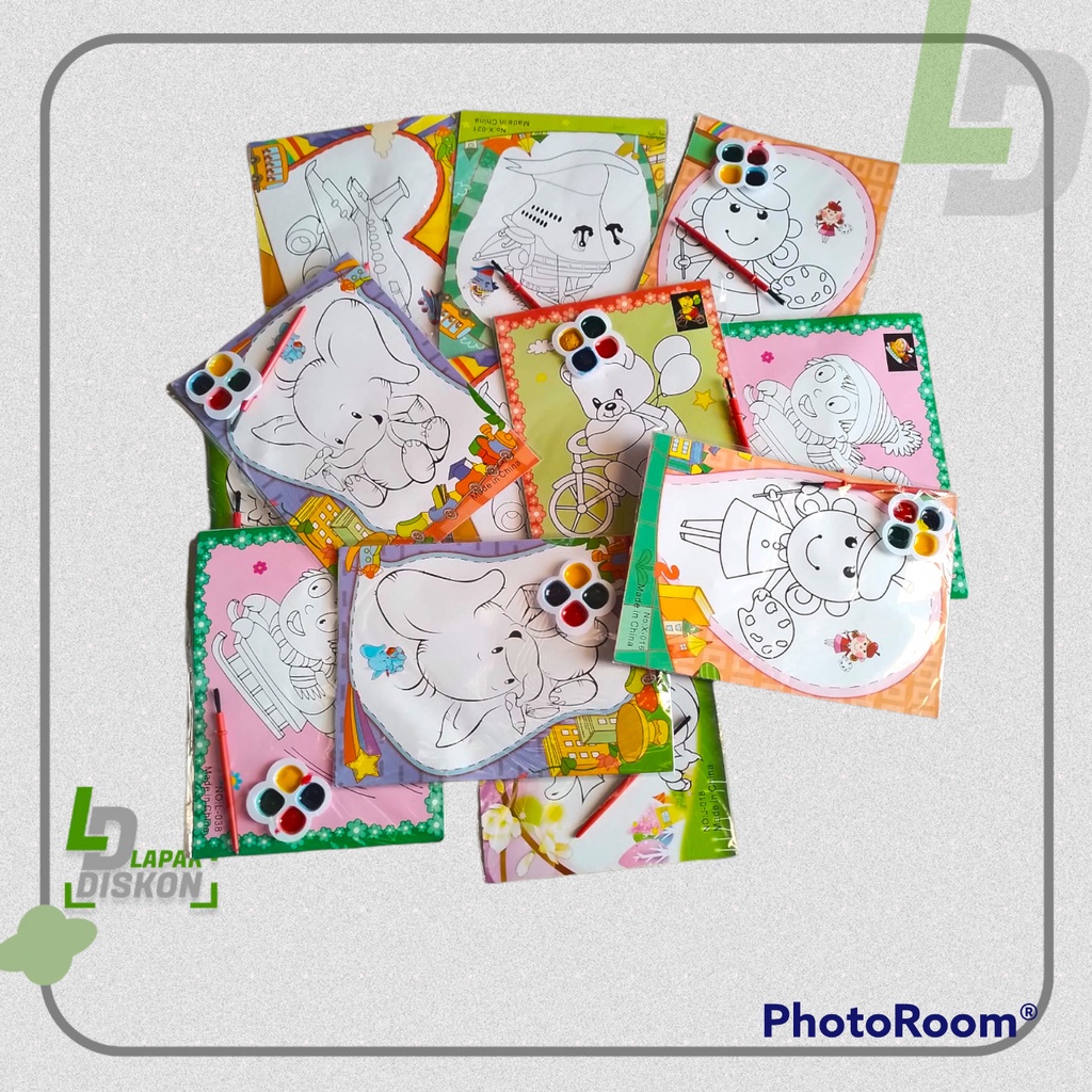 

Mewarnai Seru | Kertas gambar Bolak Balik | Mewarnai dengan Cat Air | Buku Mewarnai Murah | Mewarnai Anak Ukuran Kecil