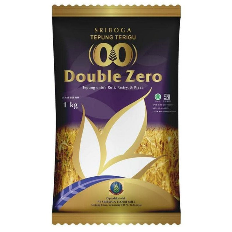 

Tepung Terigu DOUBLE ZERO 00 Sriboga 1kg - Double 00