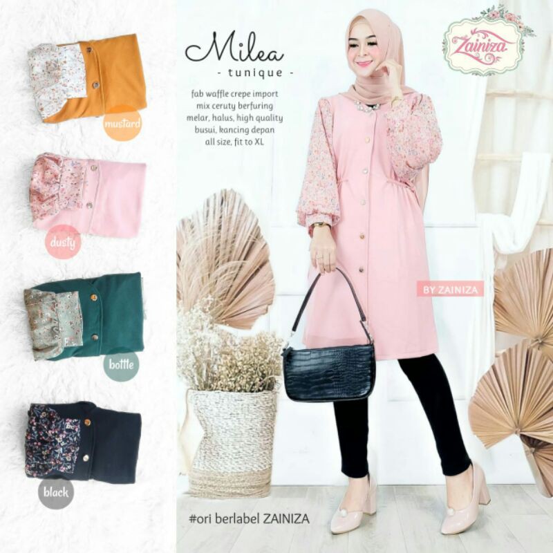Atasan Wanita Milea Tunik Busui Friendly