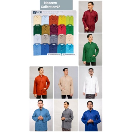 BAJU KOKO HAIBAH  DALWA  Lengan Panjang | Koko Dalwa Original | Ready XXL & XXXL-1