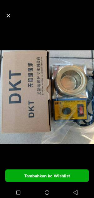 solder pot kecil 150watt alat untuk memasak timah