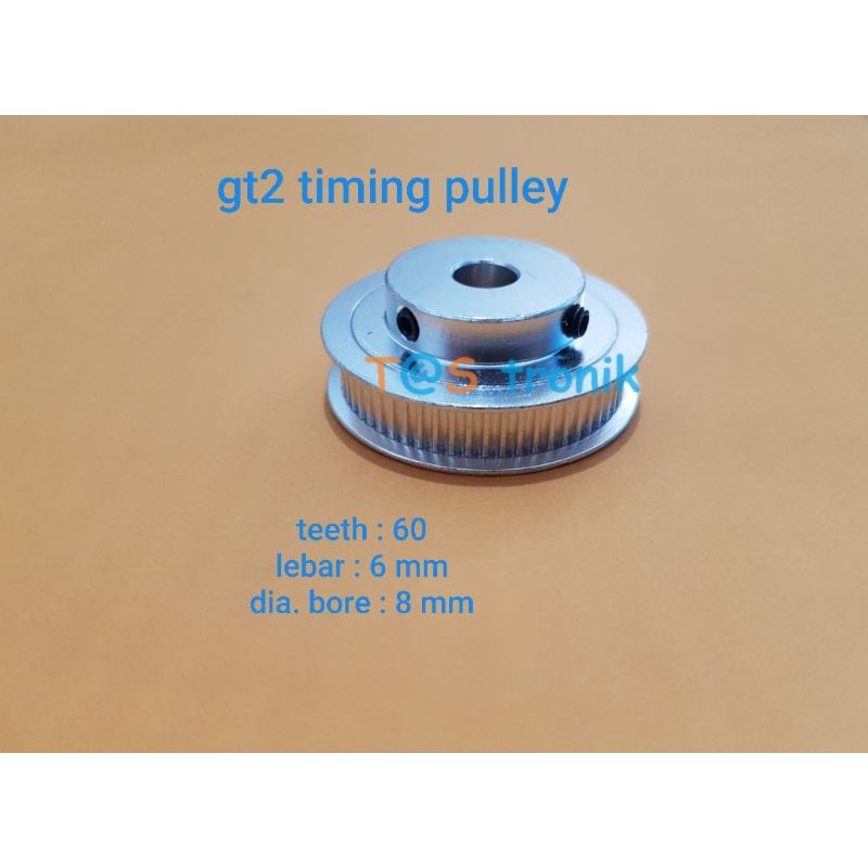 gt2 timing pulley 60t w6 b8 timming pulley 60 gigi 60 teeth