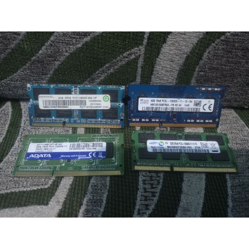 RAM LAPTOP SODIMM DDR3 DDR3L BORONGAN