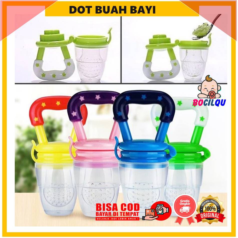 Dot Buah Anak Bayi Terlaris Baby Fruit Empeng Buah Anak  Bayi Murah Warna Warni-1