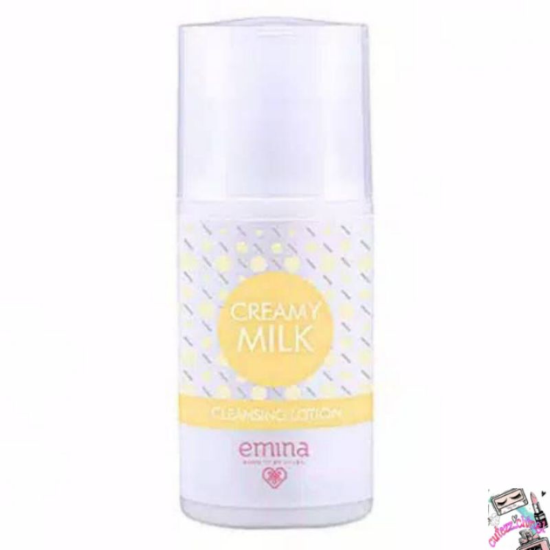 ☃Cutezz_Ching1☃Emina Creamy Milk Cleansing Lotion 50ml