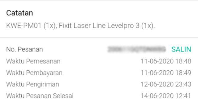 Fixit Laser Line Levelpro3 Kombinasi Meteran Laser Waterpass