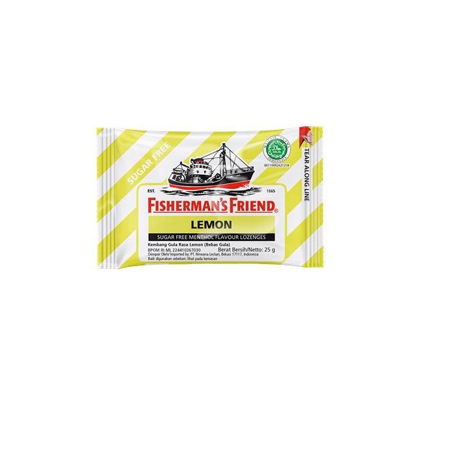 

[KODE PRODUK LGRYF4440] Fisherman's Friend Permen Bebas Gula Rasa Lemon 25 gr