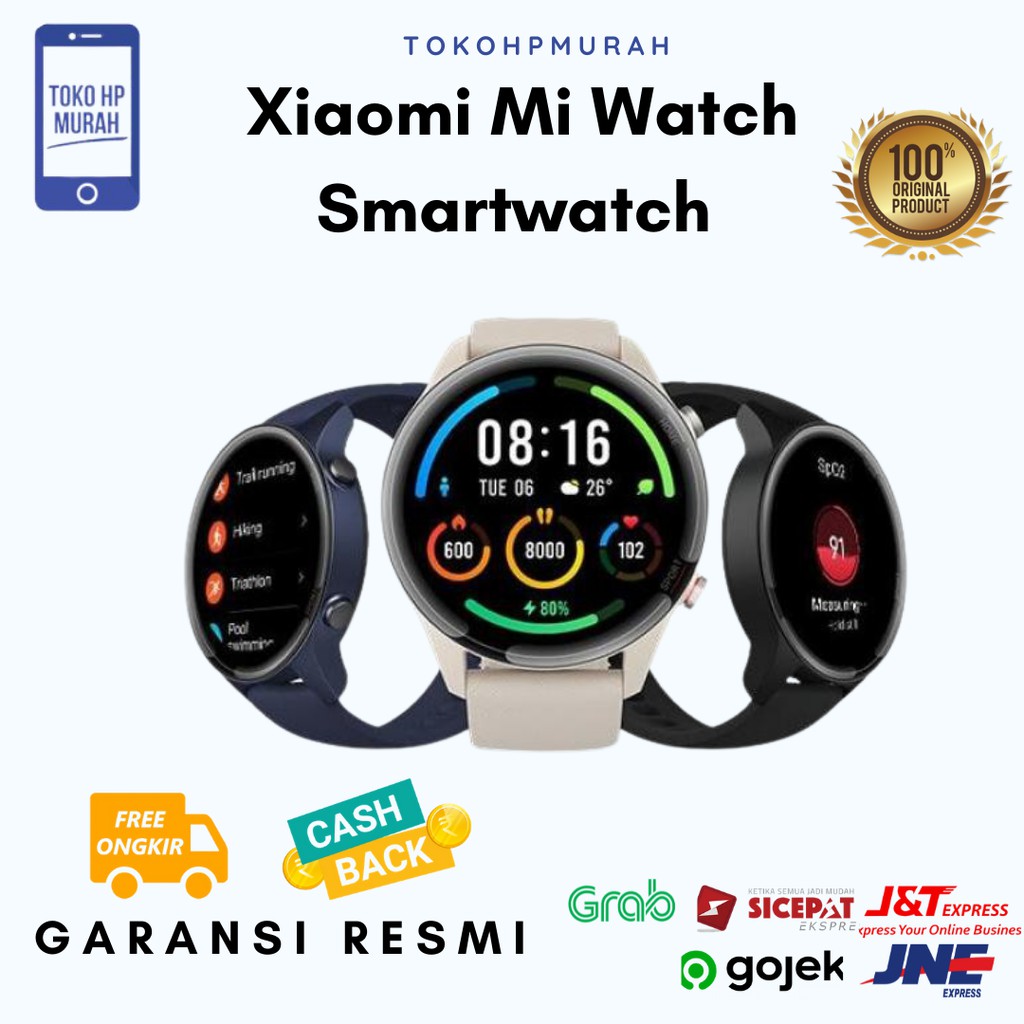 Xiaomi Mi Watch Smartwatch Jam Tangan Xiaomi Watch