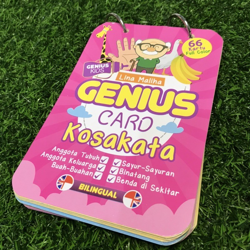 Charissa Publisher - Buku Anak Flash Card Bilingual ━ Genius Card Kosakata-5