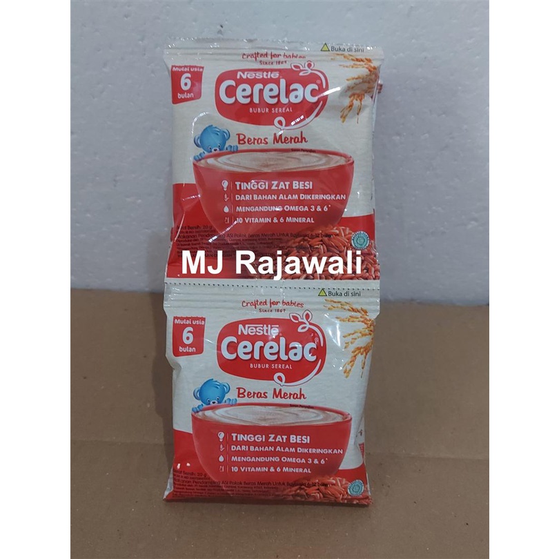 Nestle Cerelac Bubur Susu Beras Merah 20 gr - Renceng