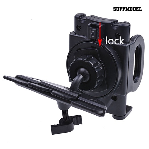 Sdl Bracket Mount Slot CD Mobil Rotasi Holder Handphone / iPhone / GPS Universal