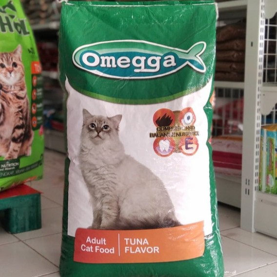 ekspedisi Makanan Kucing Omega TUNA 20kg omega tuna cat food 20kg