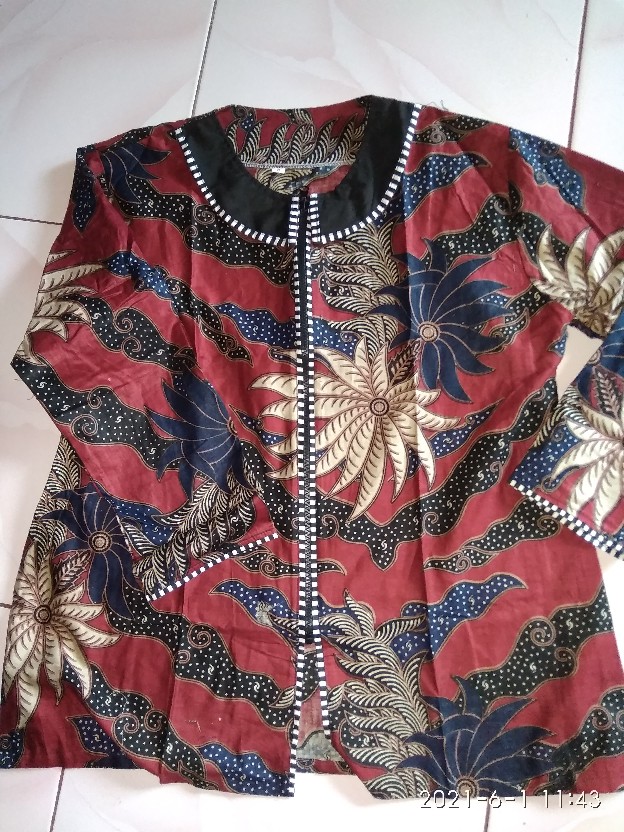 Atasan Batik Dolby Dolbi Dobby Doby Tenun Sutra Tulis Halus Katun Atbm Baron Sarombit Atasan