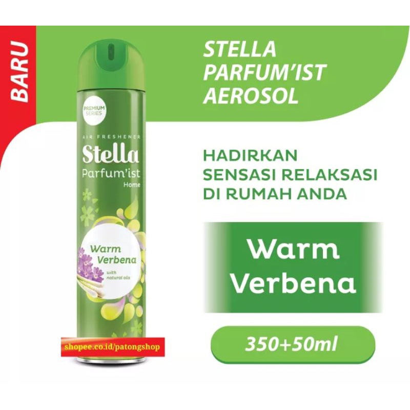 Stella Parfum'ist Aerosol Warm Verbena 350Ml+50 ml - Pengharum Ruangan - NEW Product