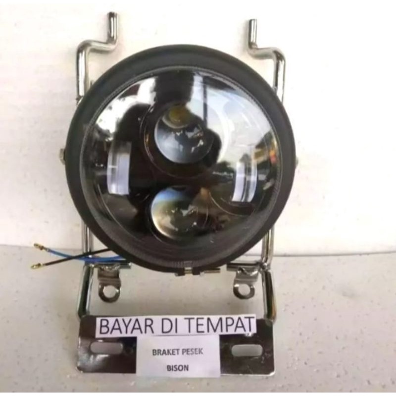 Lampu Depan Daymaker Led Plus Breket Byson Cnc Kualitas Terbaik