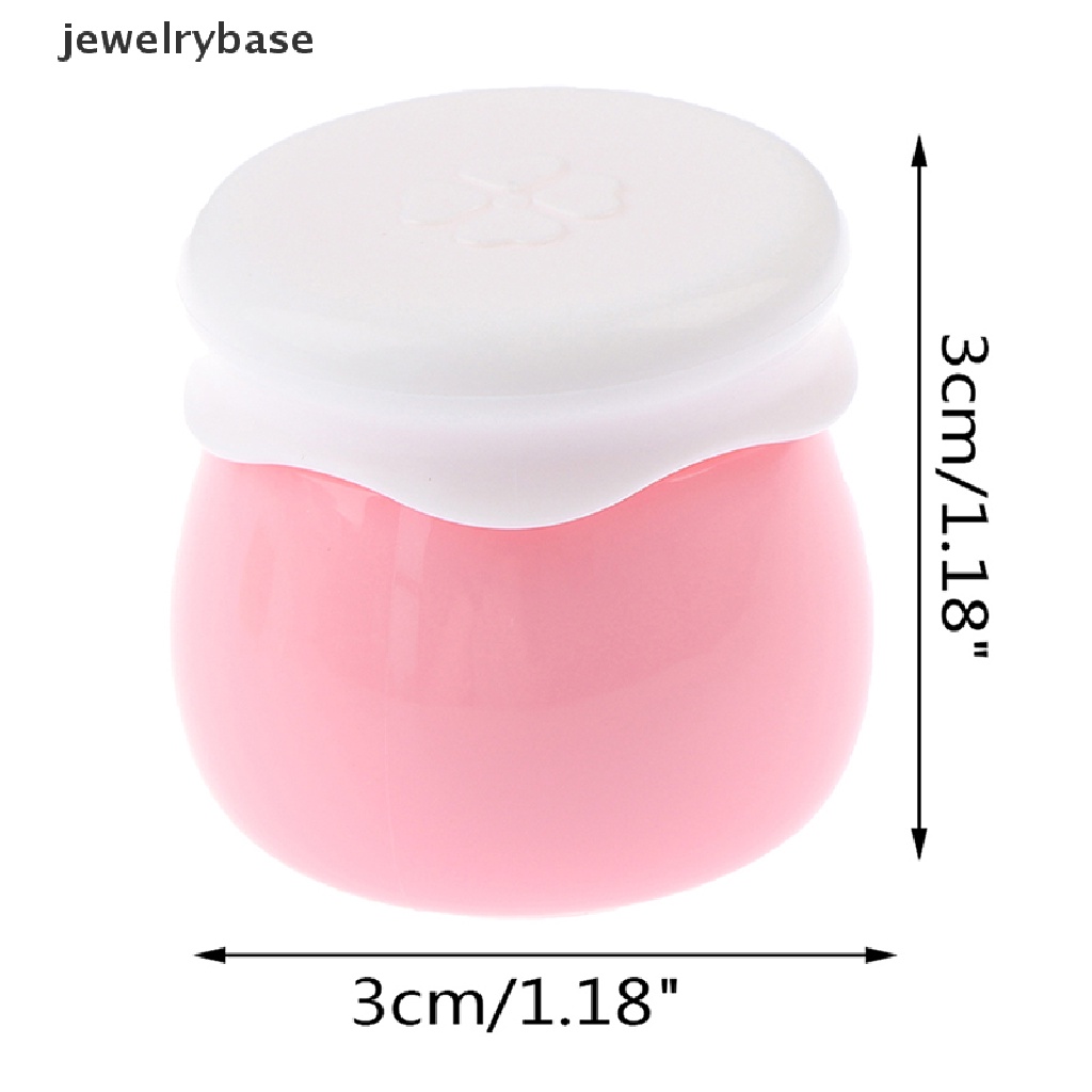 (Base) 10g Botol Kosong Bahan Plastik Untuk Krim / Lip Balm