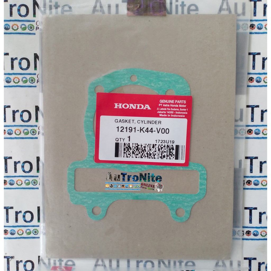 Packing Gasket Blok Cylinder Comp 12191-K44-V00 Ori Honda Beat Pop Street Scoopy Vario 110 FI ESP 12