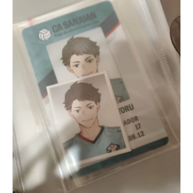Haikyuu rimumu Goods ID Card San Juan Oikawa
