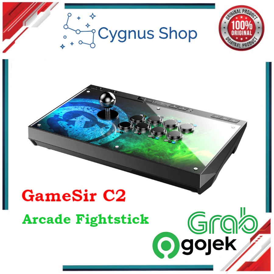 GameSir C2 Joystick Arcade Fightstick Gaming For PS4 Switch PC Xbox One