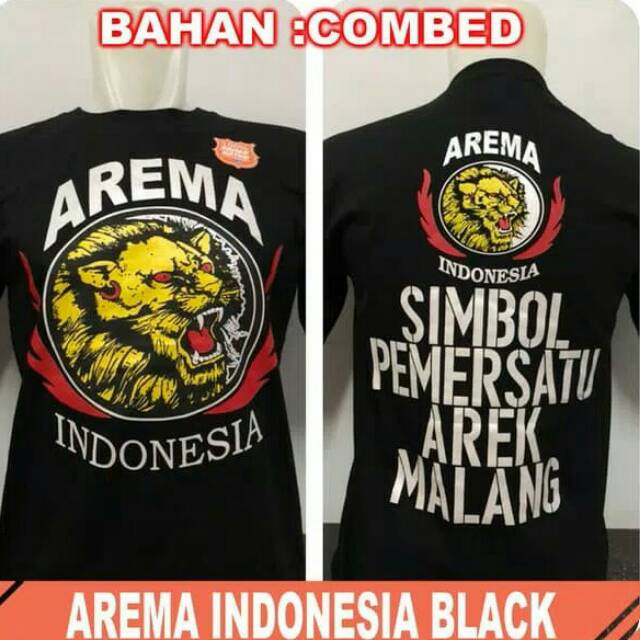 Kaos baju bola lokal AREMA INDONESIA