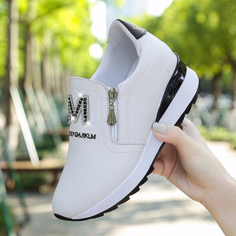 [JY] 1471 Sepatu Wanita Sneakers Logo &quot;MMM&quot;  ELEGAN CANTIK Pesta Kerja Santai Keren Trend Impor A08-8