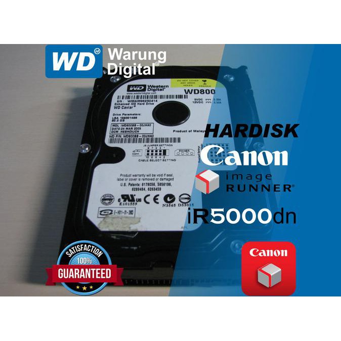 Open Ds] Hardisk Mesin Fotocopy Canon Ir5000Dn Ir 5000Dn Ir 5000 Dn