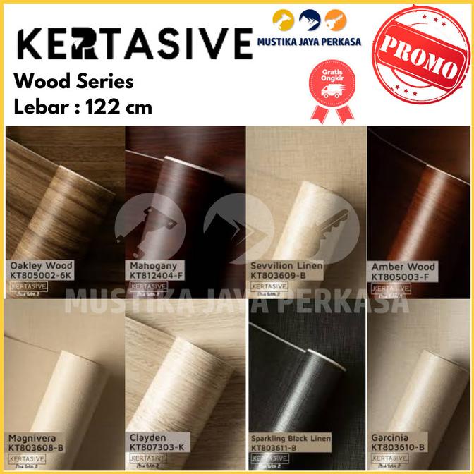 Kertasive Woodseries Lengkap Decosheet Sticker Pvc Interior Filmmurah