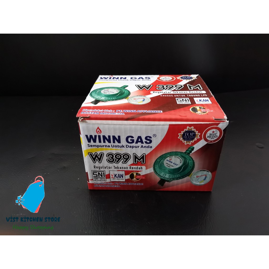 Regulator Winn Gas W 399M Low Pressure. Kepala Gas Winn Gas W 399M