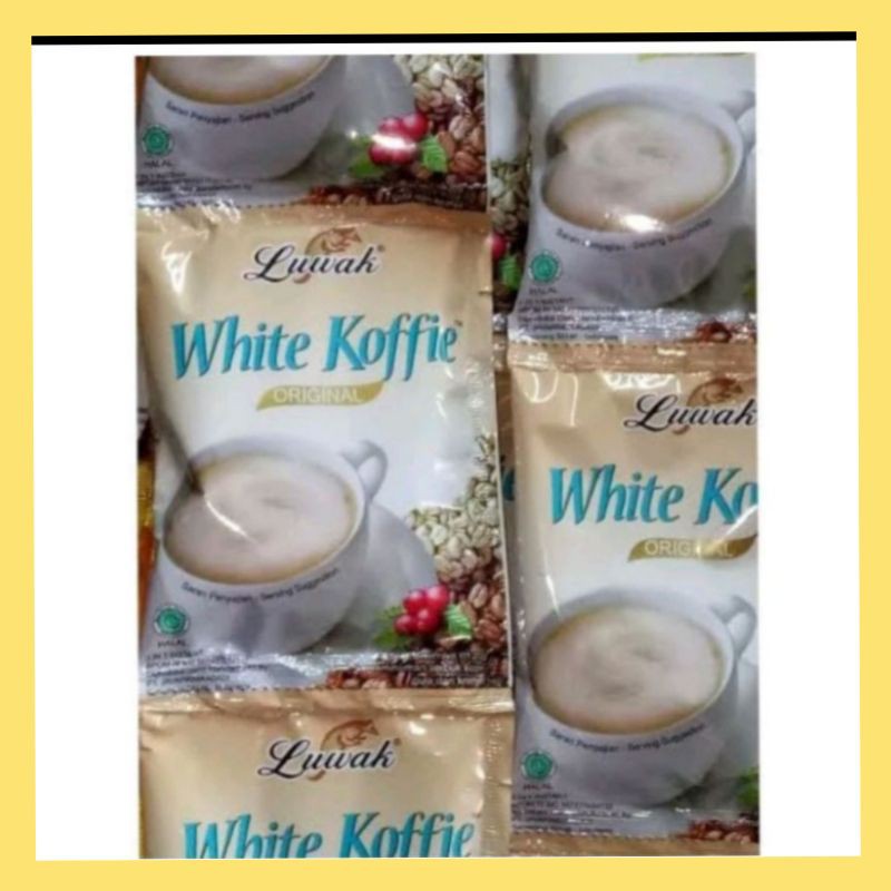 

Kopi Luwak White Cofee 1 renceng(10 pcs)