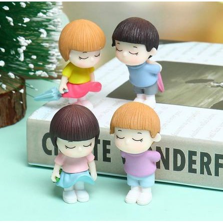 Miniature Lover Figures - Lovers Couple Figurines #22 (2pcs)