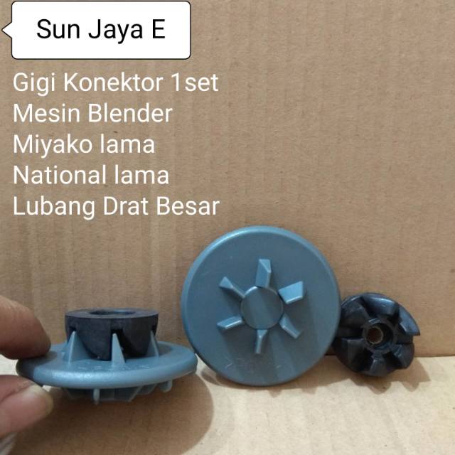 Konektor + Gigi Gear Drat lubang Besar Blender Panasonic - Miyako Lama - National Lama