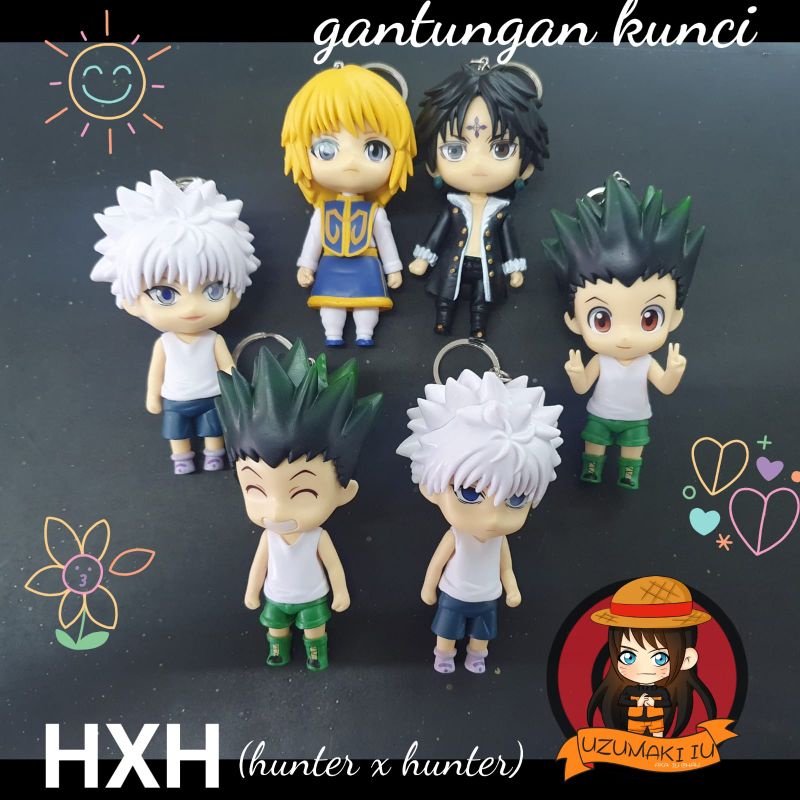 gantungan kunci/action figure hunter x hunter (hxh)