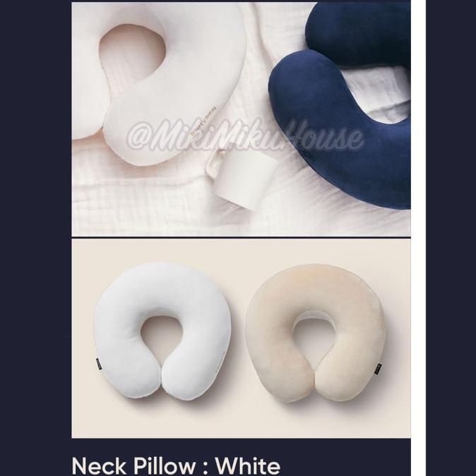 ENHYPEN NECK PILLOW WHITE NAVY BANTAL LEHER PAJAMA SET UP WEVERSE MD DFG646DF2