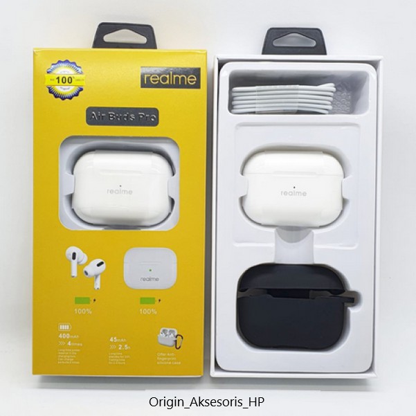 Realme Air Buds Pro With Case Wireless Earphone 5.0 Headset Bluetooth DC
