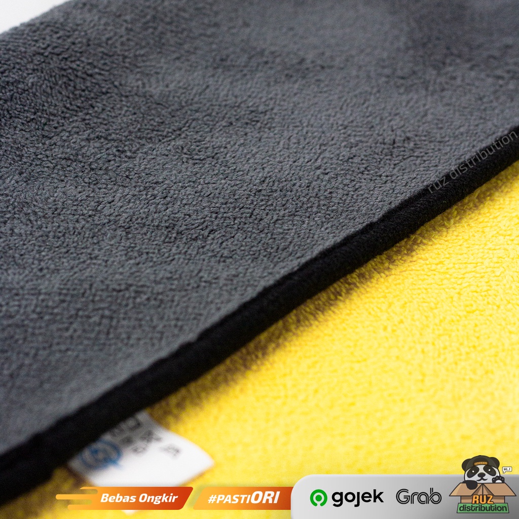 Kain Lap Microfiber Serbaguna - Lap Kuning Mobil Motor