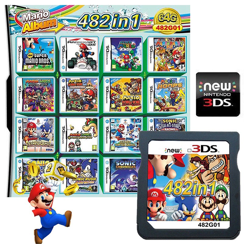 nintendo 3ds 482 in 1